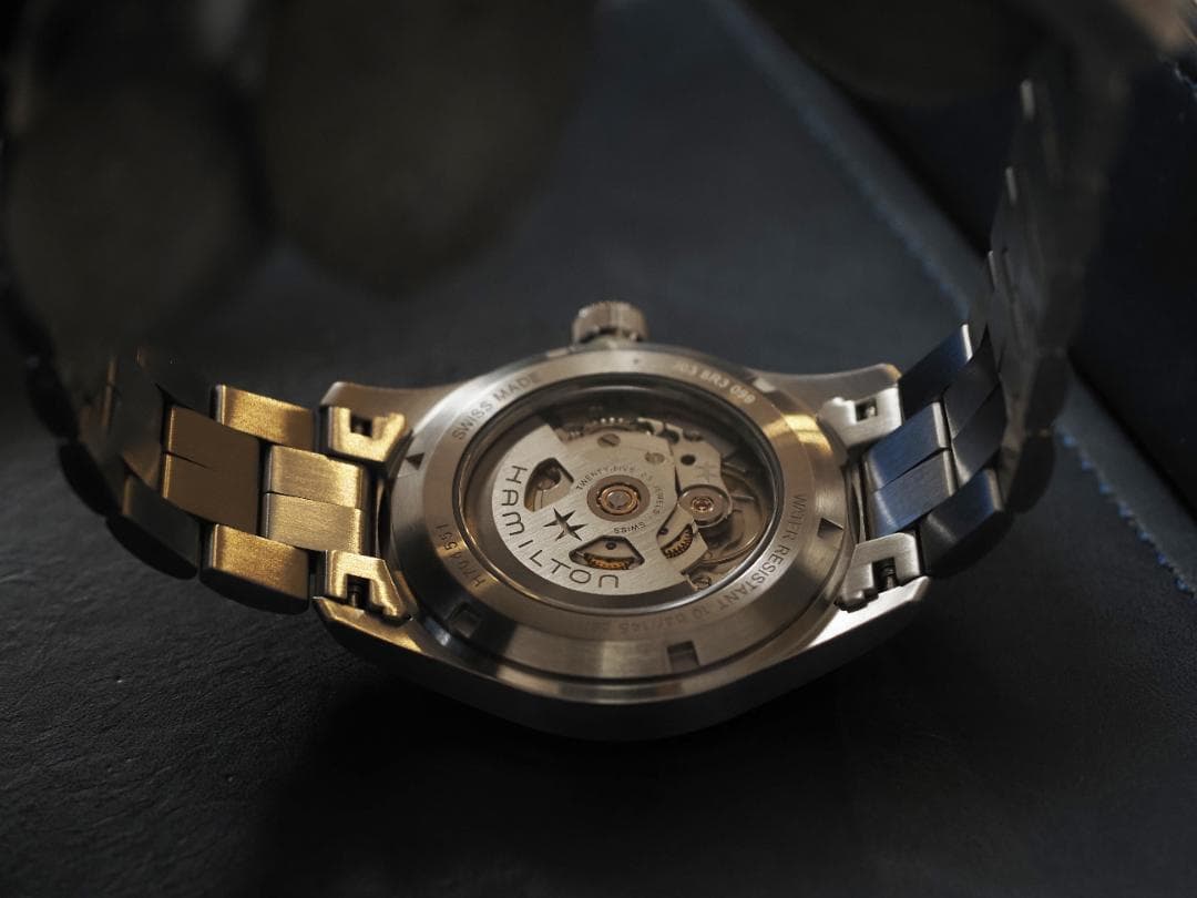 そまみち ハミルトン　カーキ フィールド Auto 38 mm