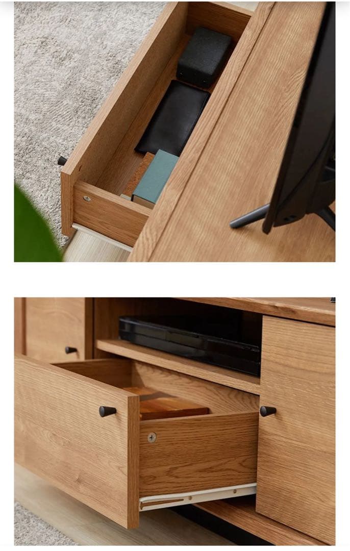 ロウヤ　テレビ台　シャビーナチュラル