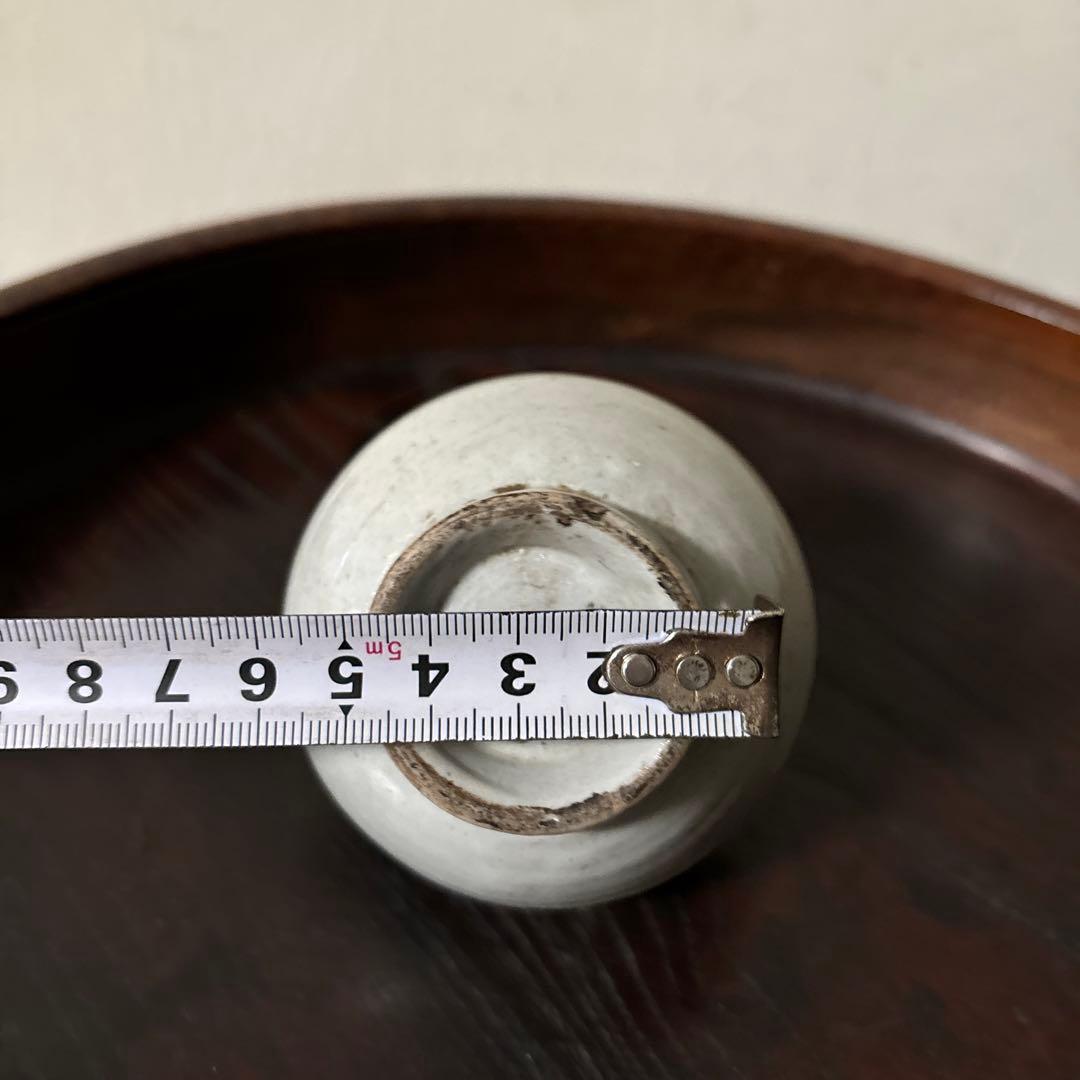 古伊万里染付油壷　⑤江戸時代　骨董　民芸　古道具　アンティーク　検:白洲正子李朝