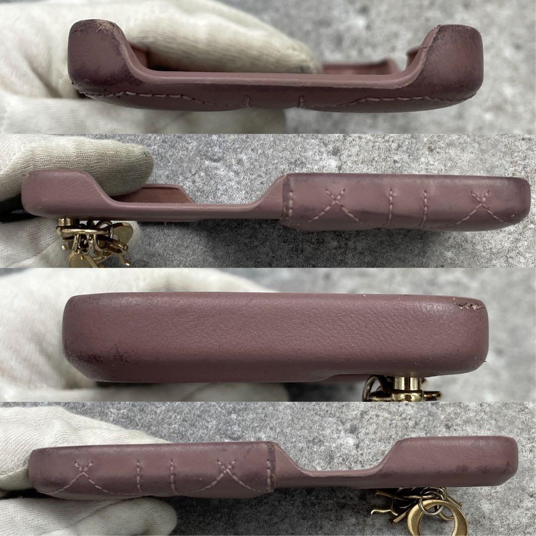 Dior ディオール iPhone 14Proケース カナージュラム　ピンク