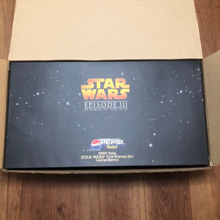 ペプシ　pepsi twist starwars cup topper set