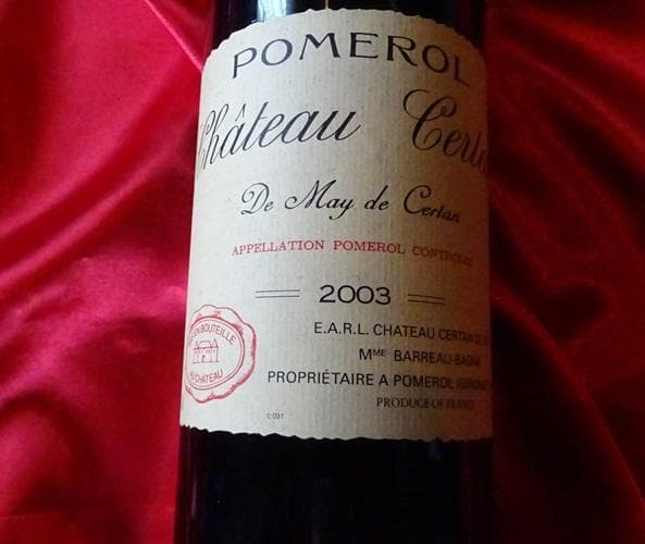Château Certan 2003 ポムロール赤ワイン
