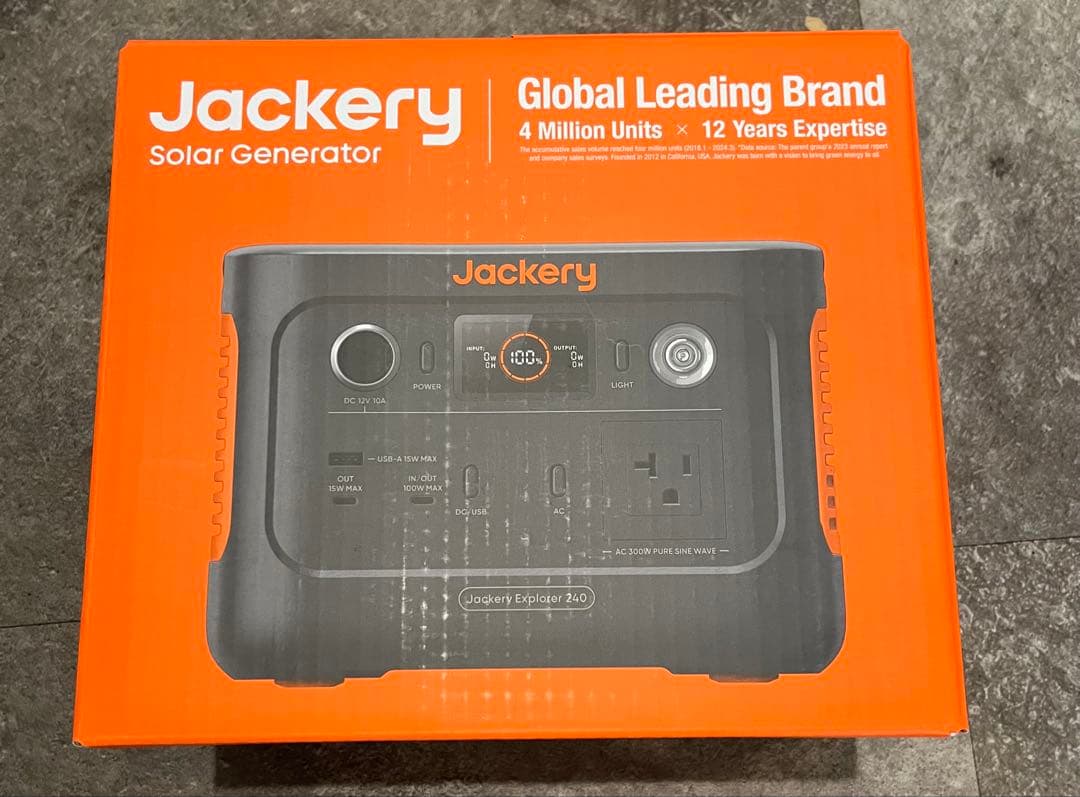 Jackery ポータブル電源 256Wh/300W