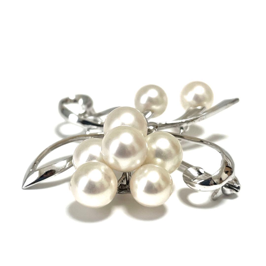 美品✨皇室御用達 MIKIMOTO ミキモト アコヤ真珠 パール ブローチ