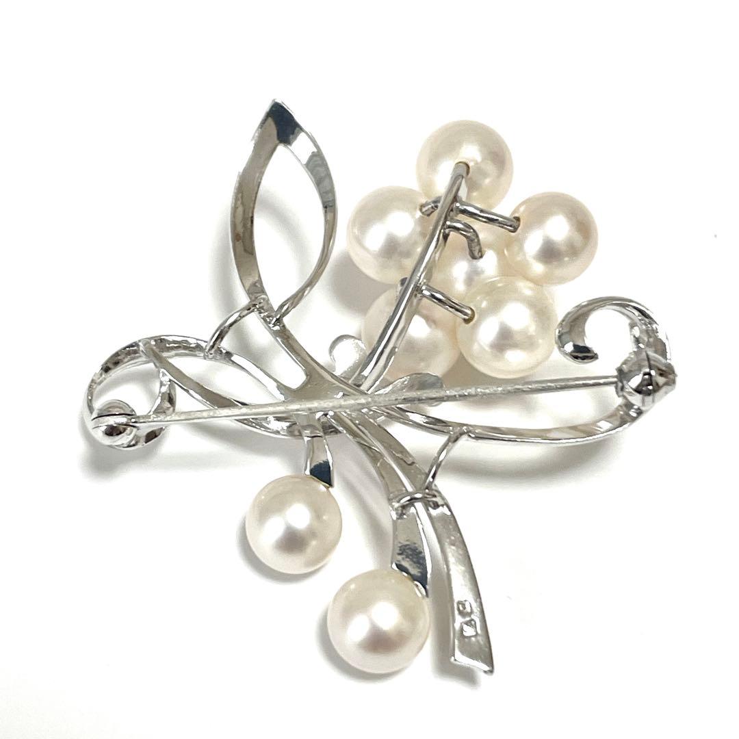 美品✨皇室御用達 MIKIMOTO ミキモト アコヤ真珠 パール ブローチ