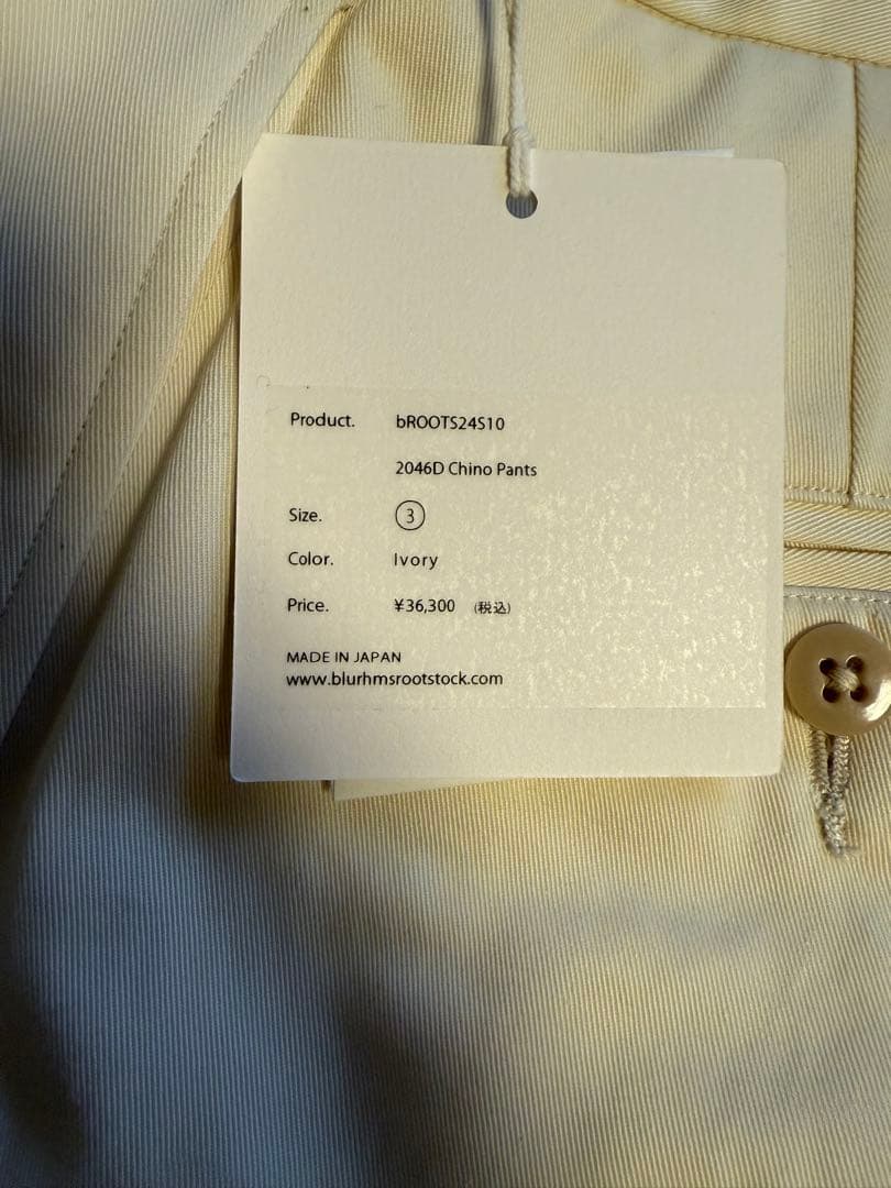 パンツ blurhmsROOTSTOCK 2046D Chino Pants/3