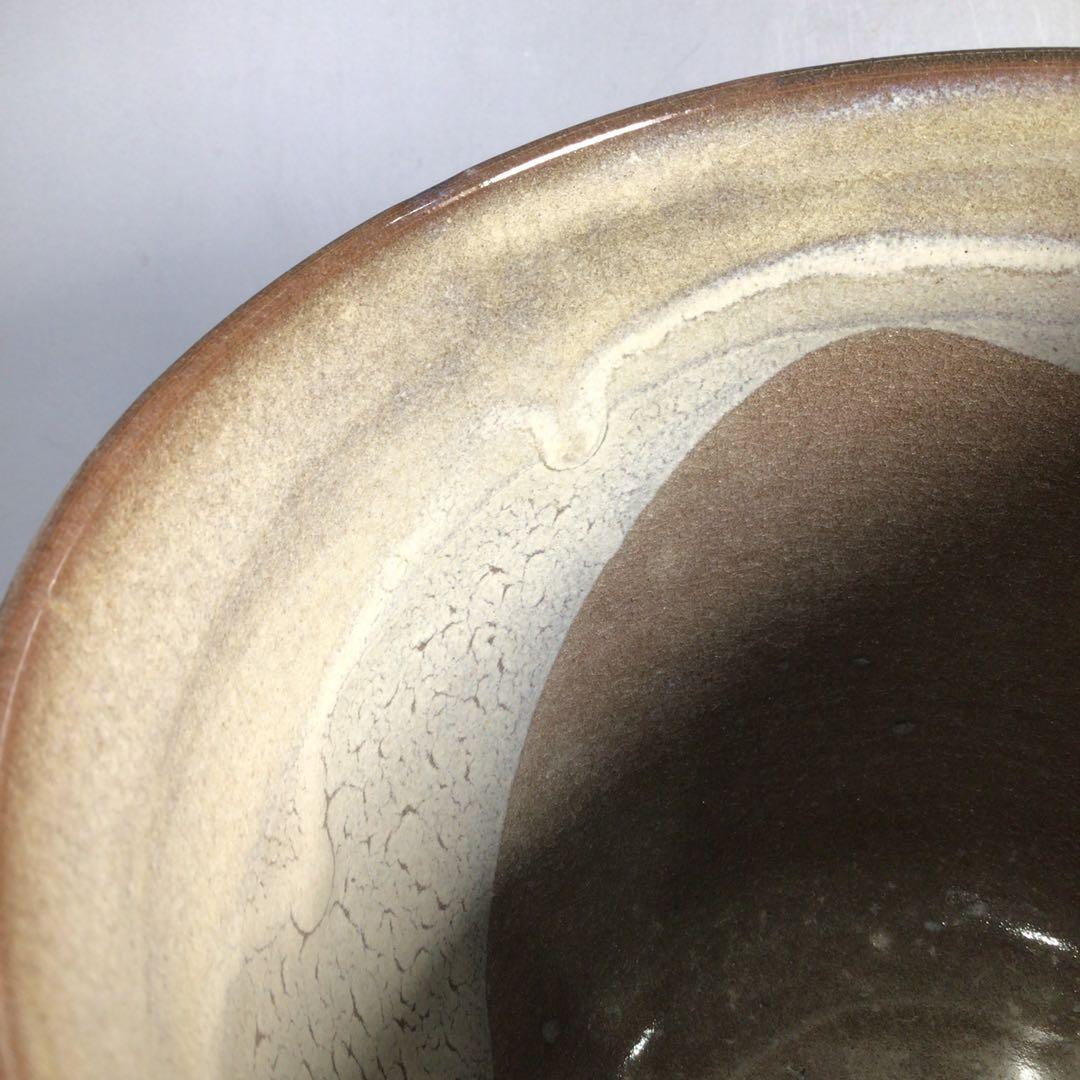 Ｎ７５３　水指　『高取焼』『十一代静山造』『表千家　堀内宗完箱書』　共箱　茶道具