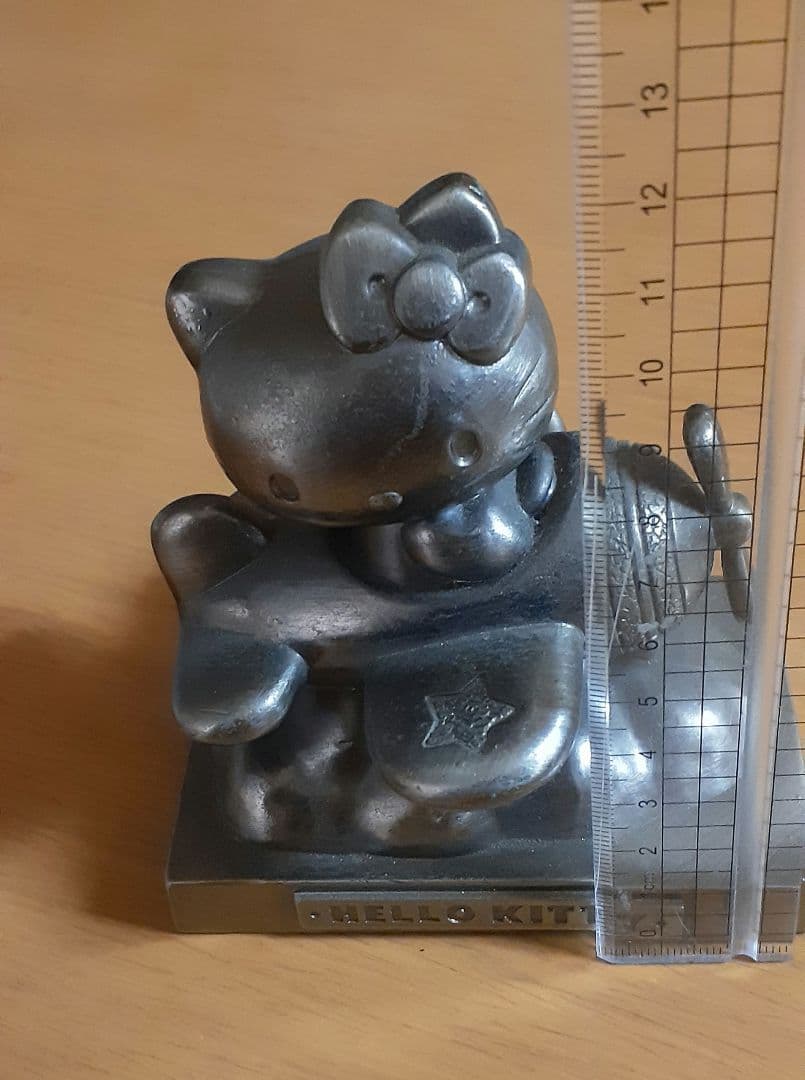 激レア キティ25周年Anniversaryシルバーオブジェ 1999年発売物