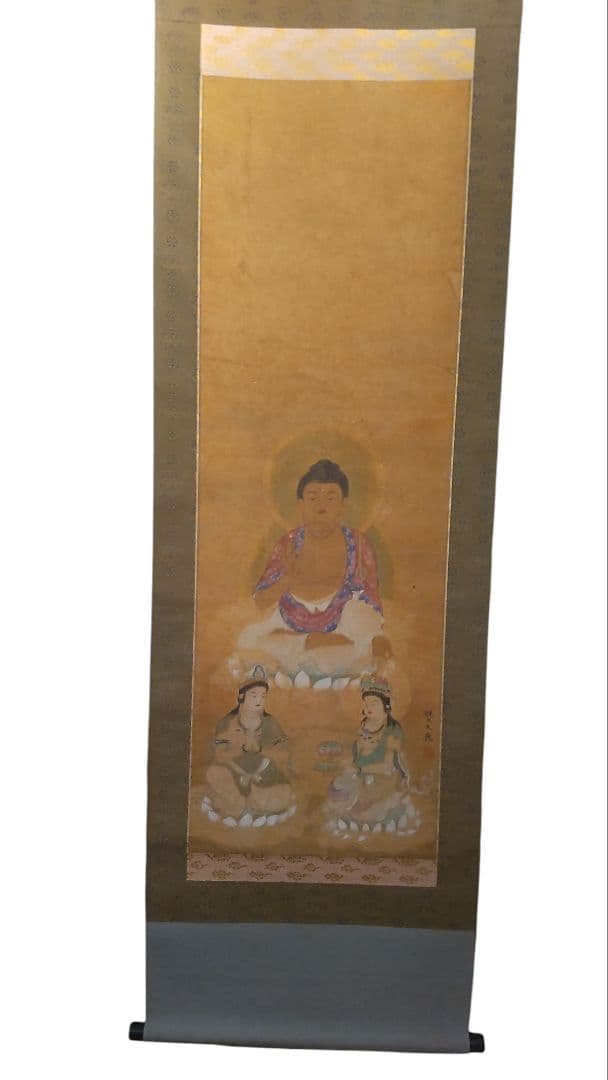 (75*Z340)*絵画 日本画掛軸 仏画 骨董 茶道具掛軸