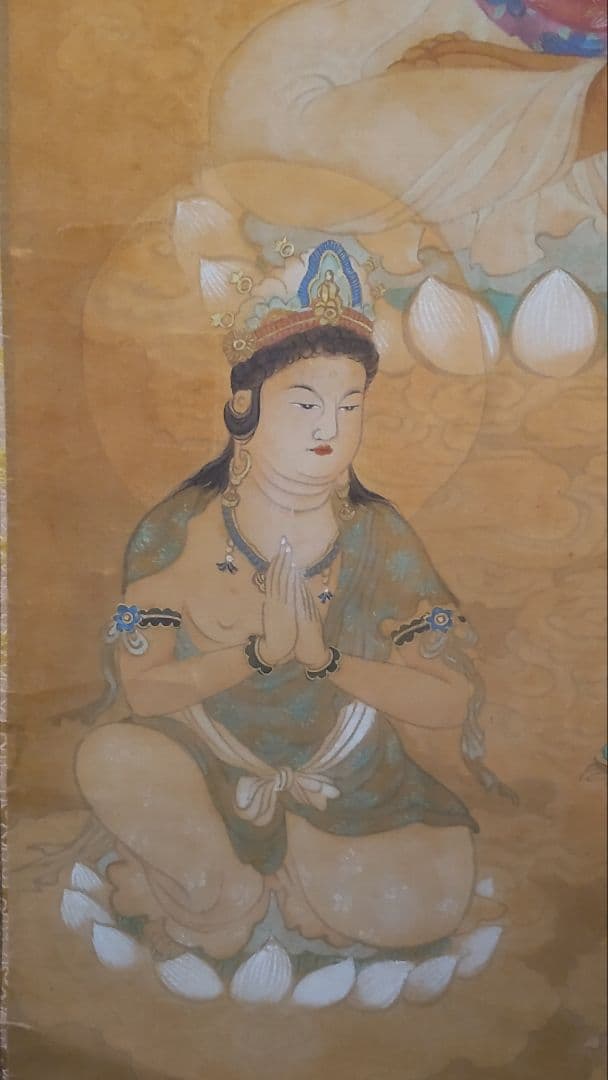 (75*Z340)*絵画 日本画掛軸 仏画 骨董 茶道具掛軸