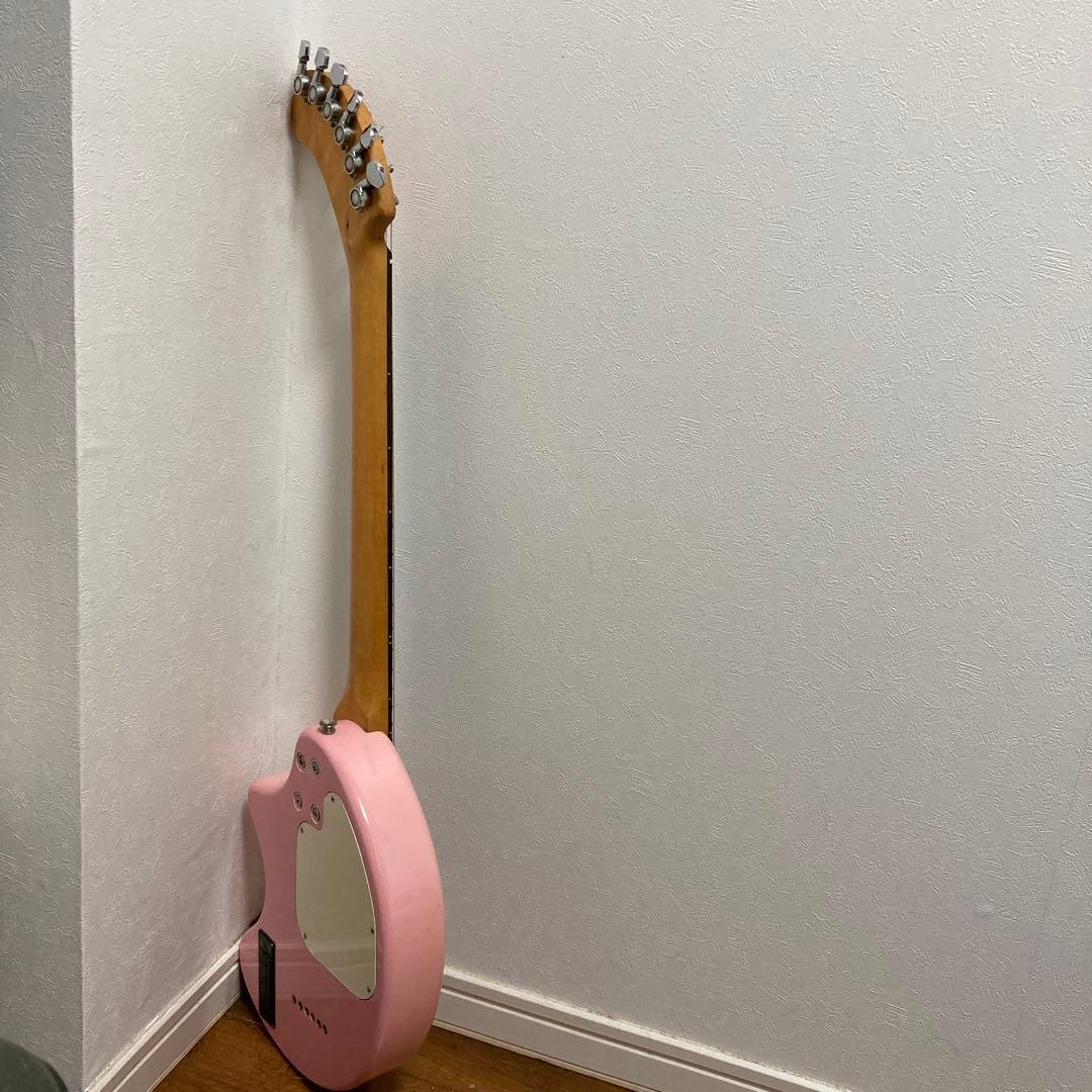 FERNANDES ピンク エレキギター ギターケース付き