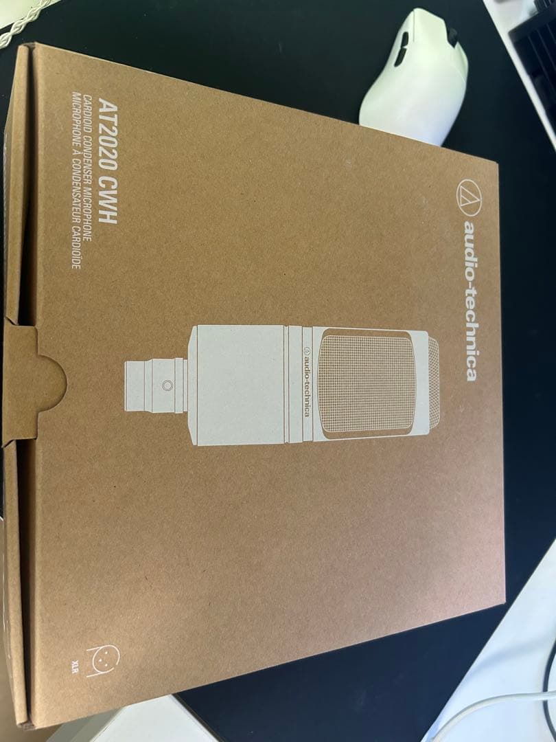 AT2020 CWH ホワイト コンデンサーマイク