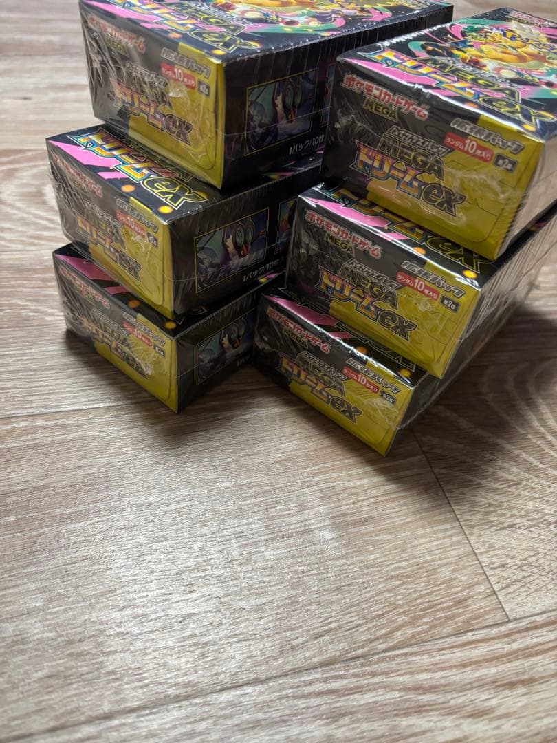 ポケモンカードゲーム MEGAドリームex 6BOX シュリンク付