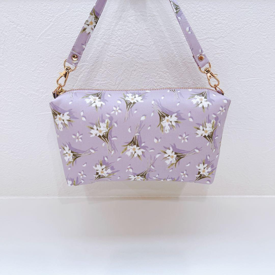 【パックりか❤様お纏め専用ページ】リバティ　シンクオブミー持ち手付きポーチ