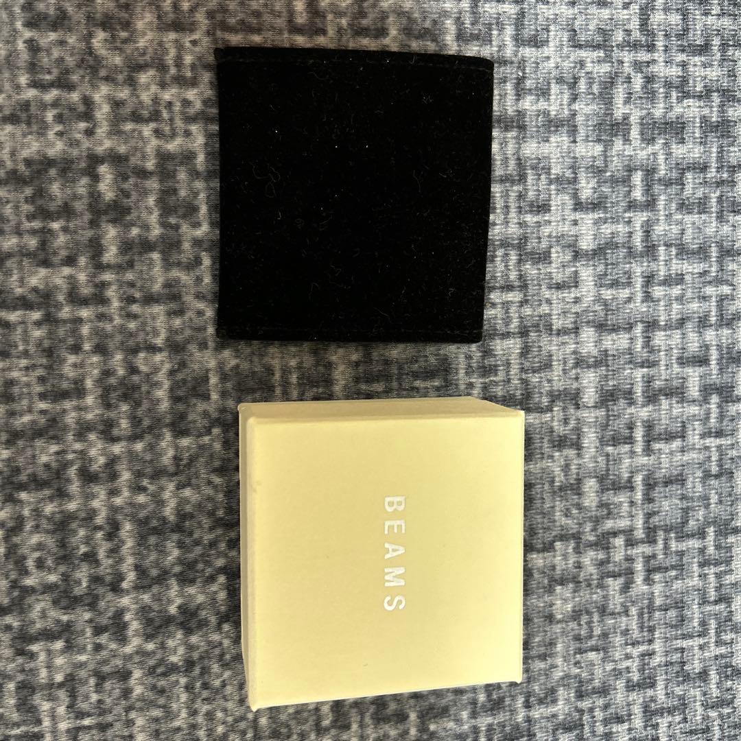 BEAMS ショップ袋と金属チェーンブレスレットセット