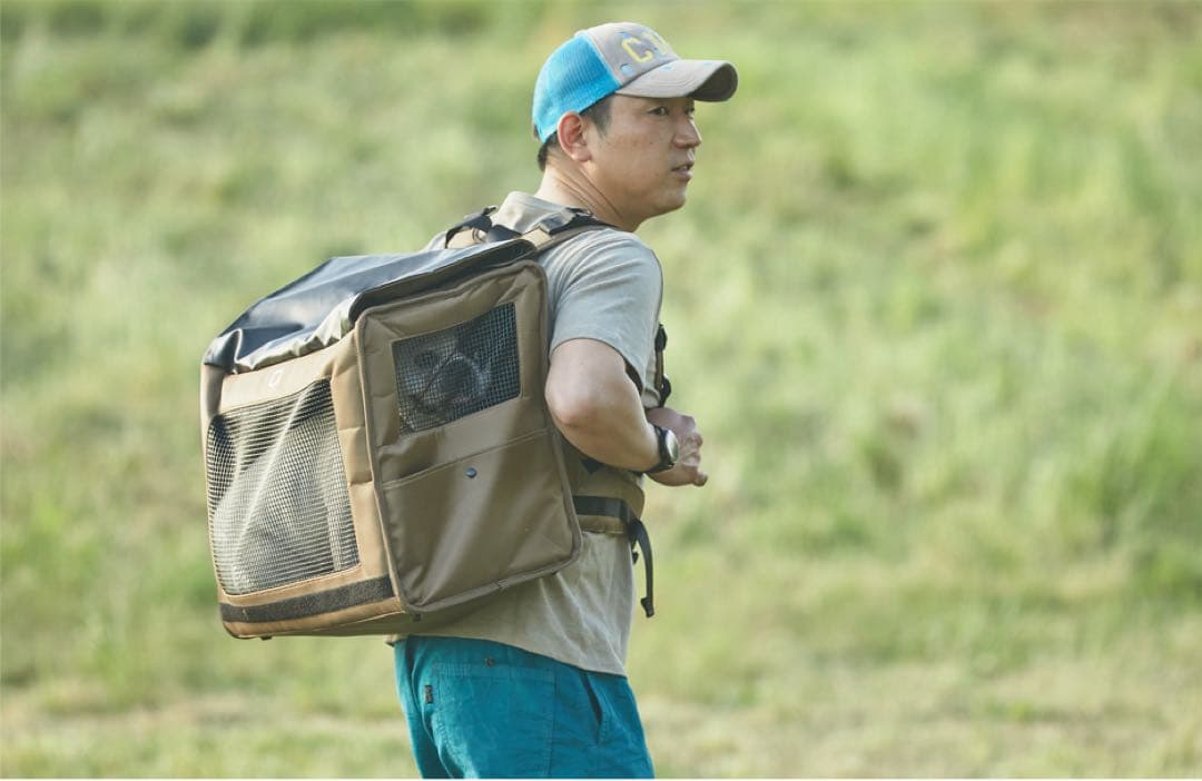 【美品】マンダリンブラザーズ×クチタプ キャリー リュック ペットキャリーバッグ