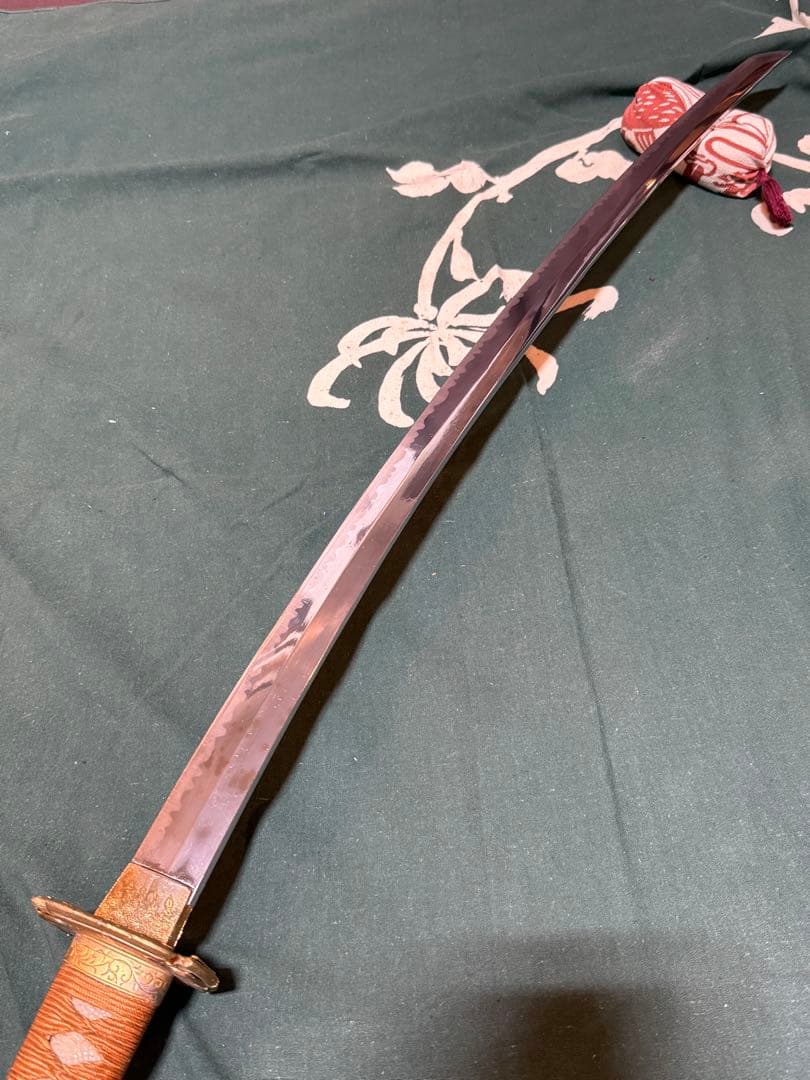 模造刀　糸巻太刀拵　赤鞘　コスプレなどに