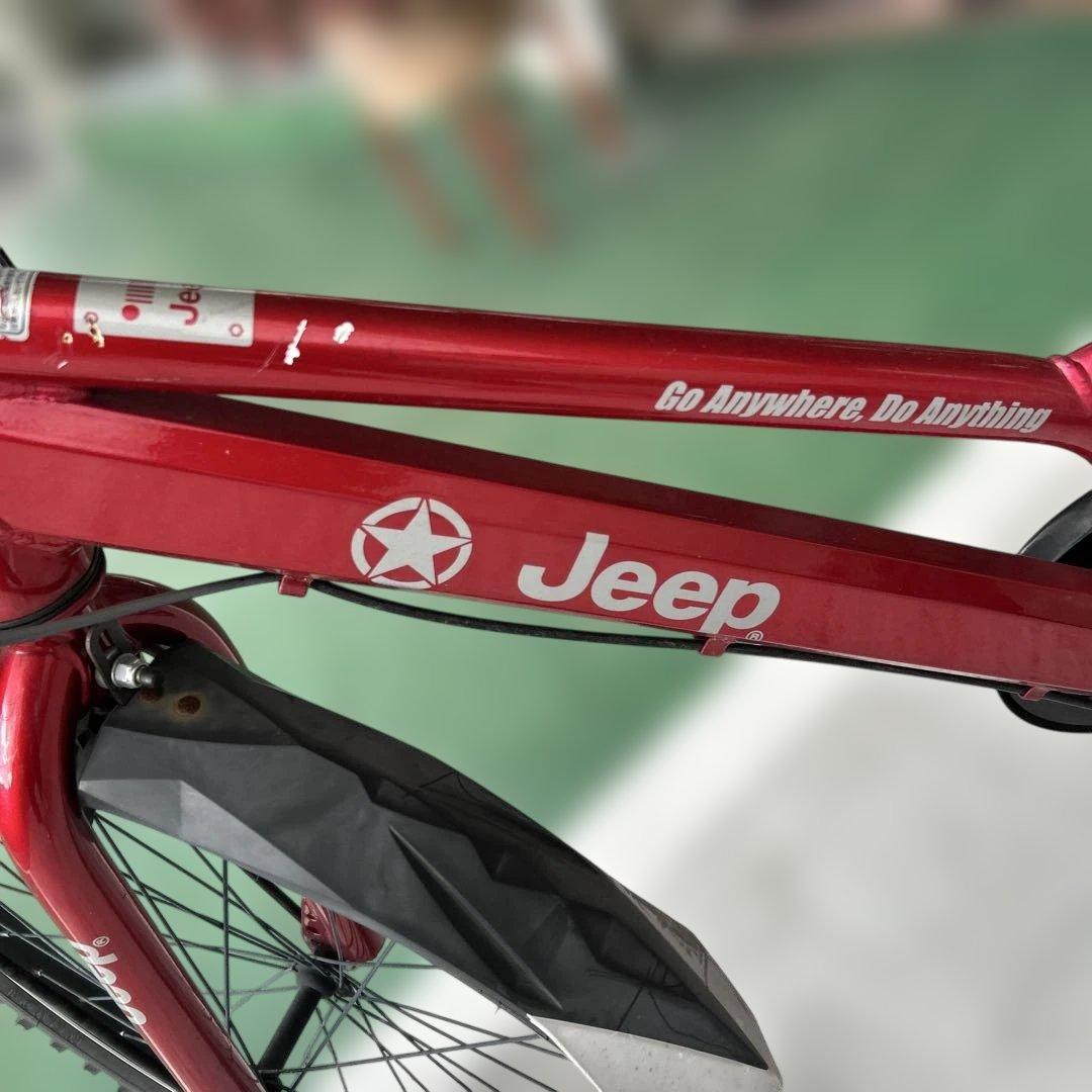 Jeep ジュニアバイク 赤24インチ
