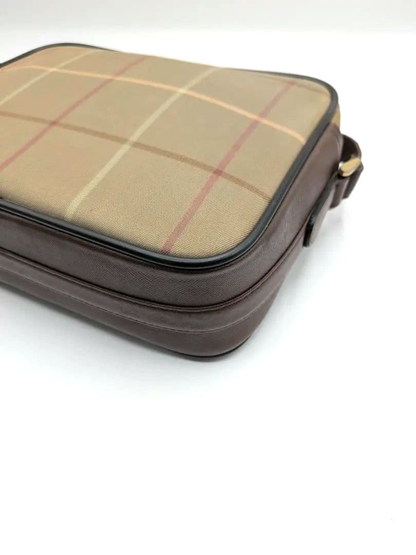 良品✨ バーバリー ショルダーバッグ キャンバス ベージュ 0LF