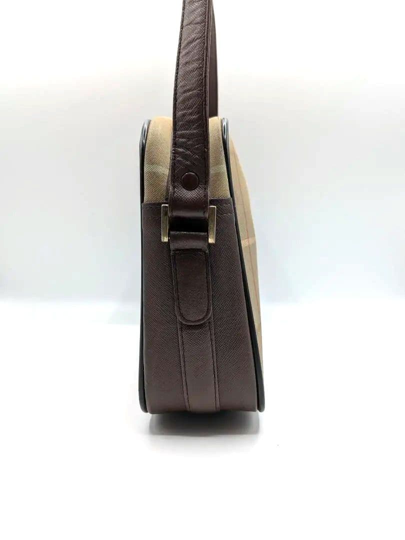 良品✨ バーバリー ショルダーバッグ キャンバス ベージュ 0LF