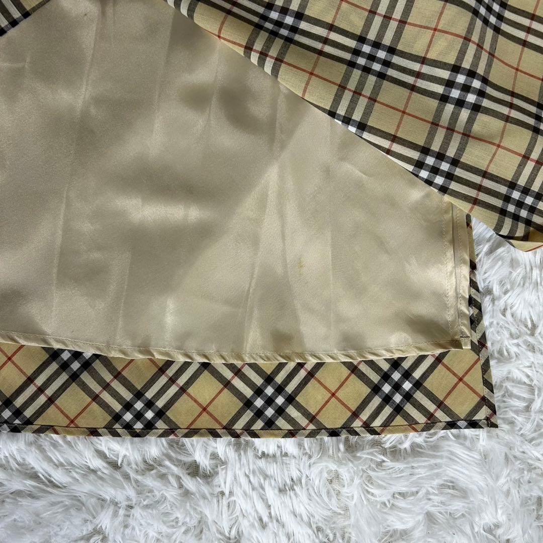 美品✨《バーバリーブルーレーベル》 ノバチェック巻きスカート 36 ペチコート