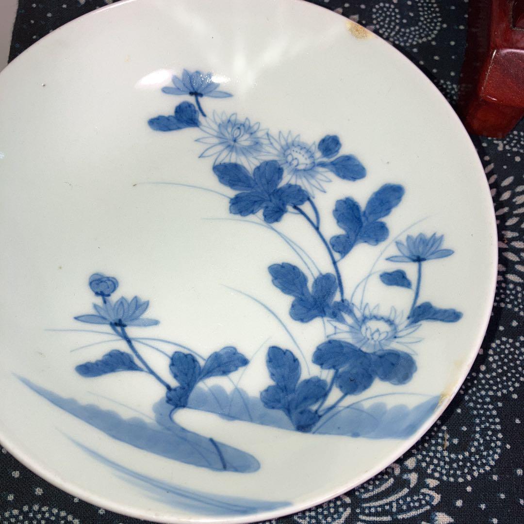 鍋島皿五点　古美術