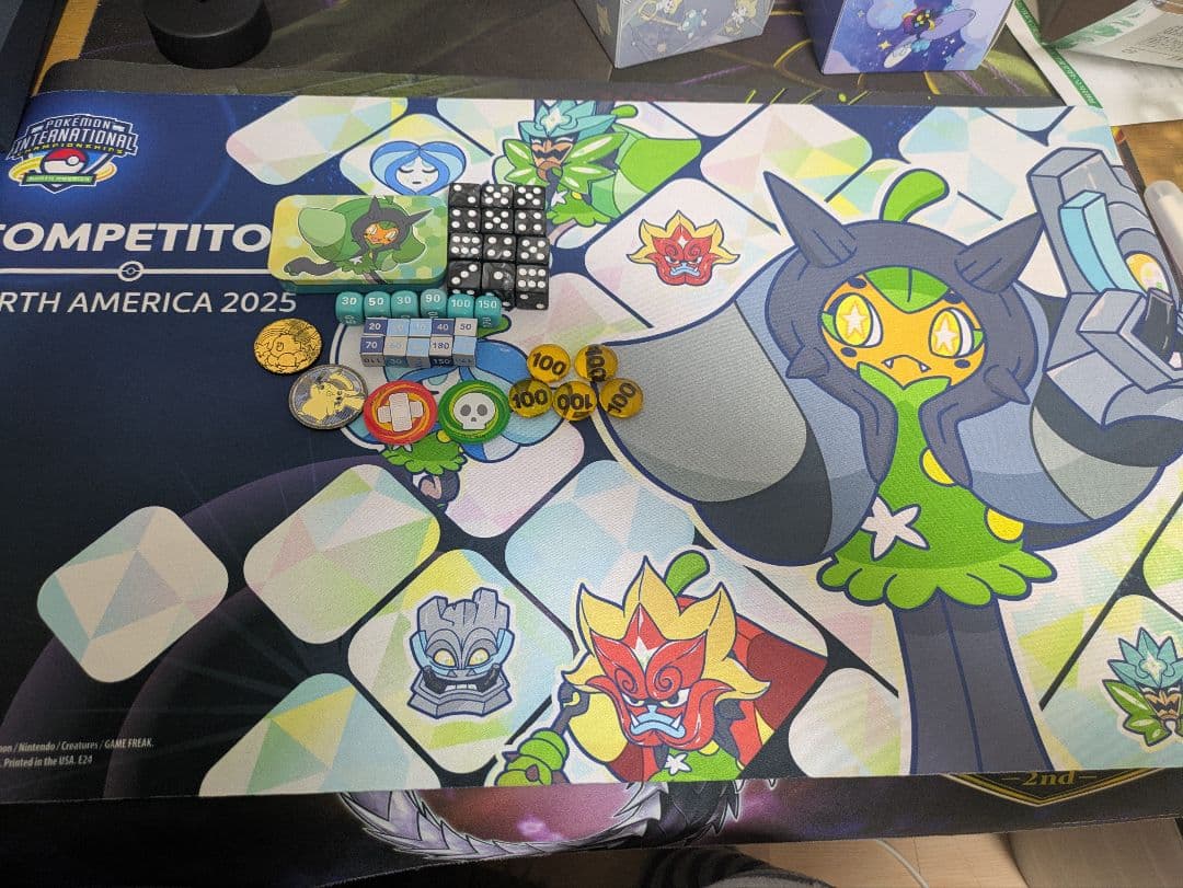 ポケモンカードゲーム プレイマット 岩オーガポン　サプライセット