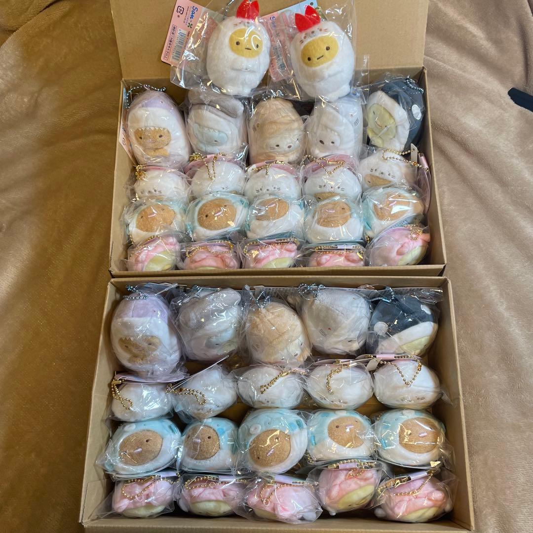 【42個セット】すみっコぐらし ぬいぐるみ 水族館限定 まとめ売り キーホルダー