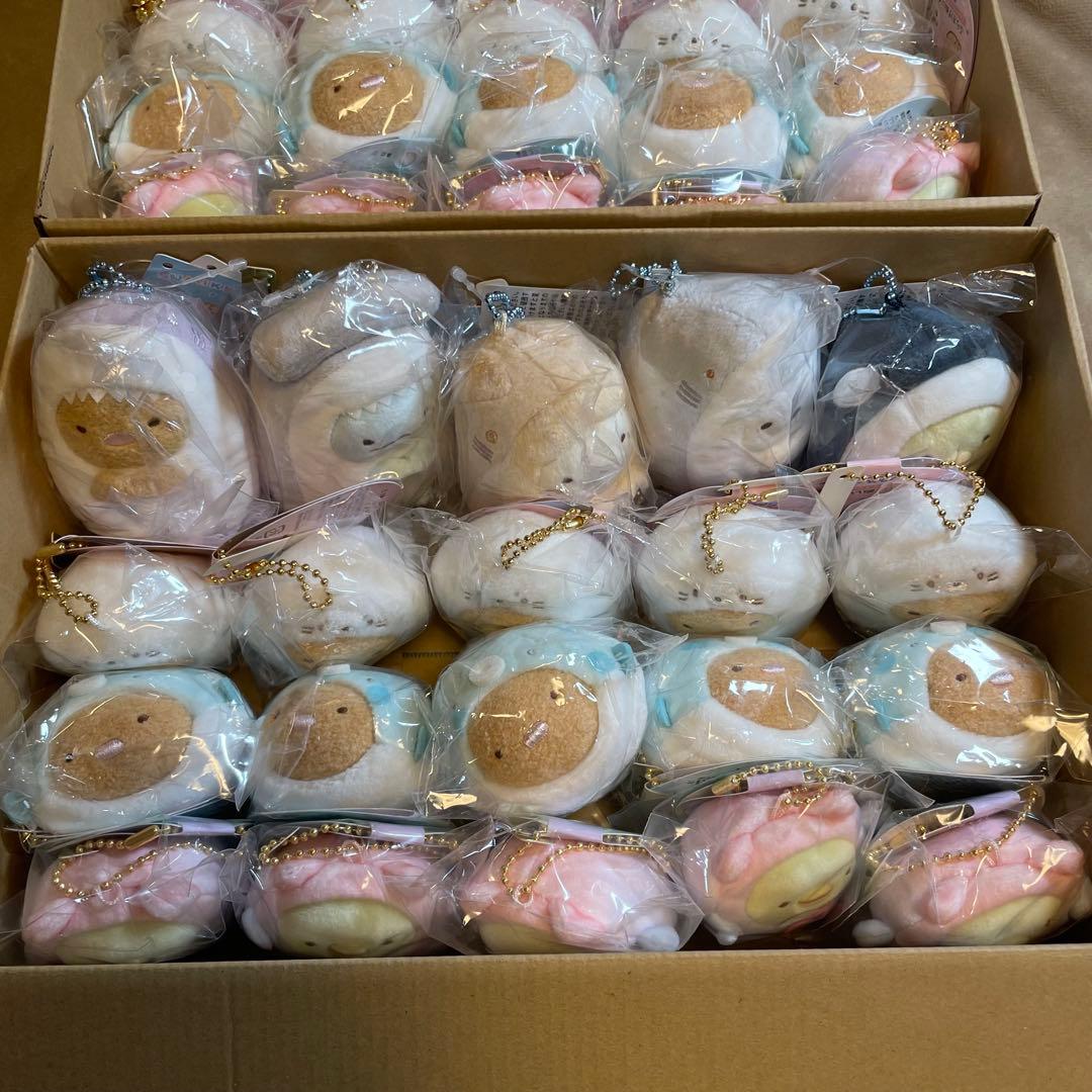 【42個セット】すみっコぐらし ぬいぐるみ 水族館限定 まとめ売り キーホルダー