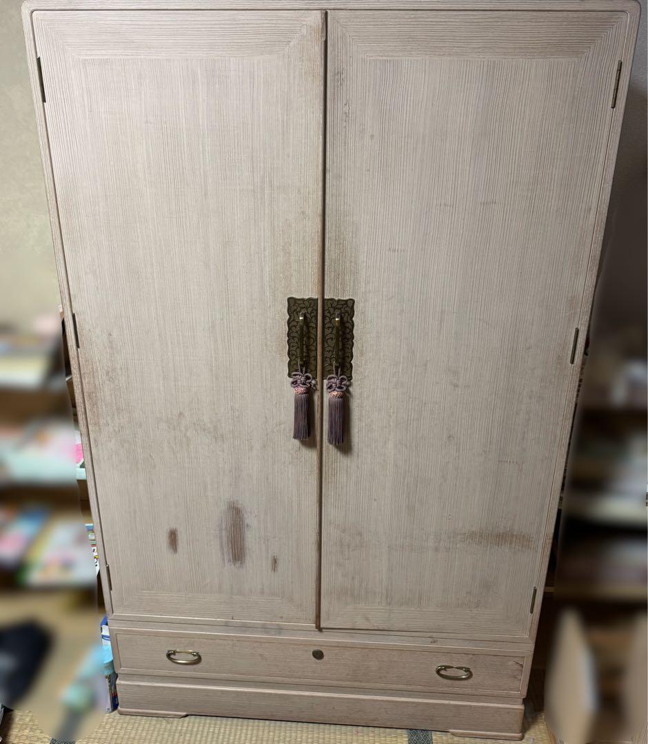 吊るし収納あり桐箪笥