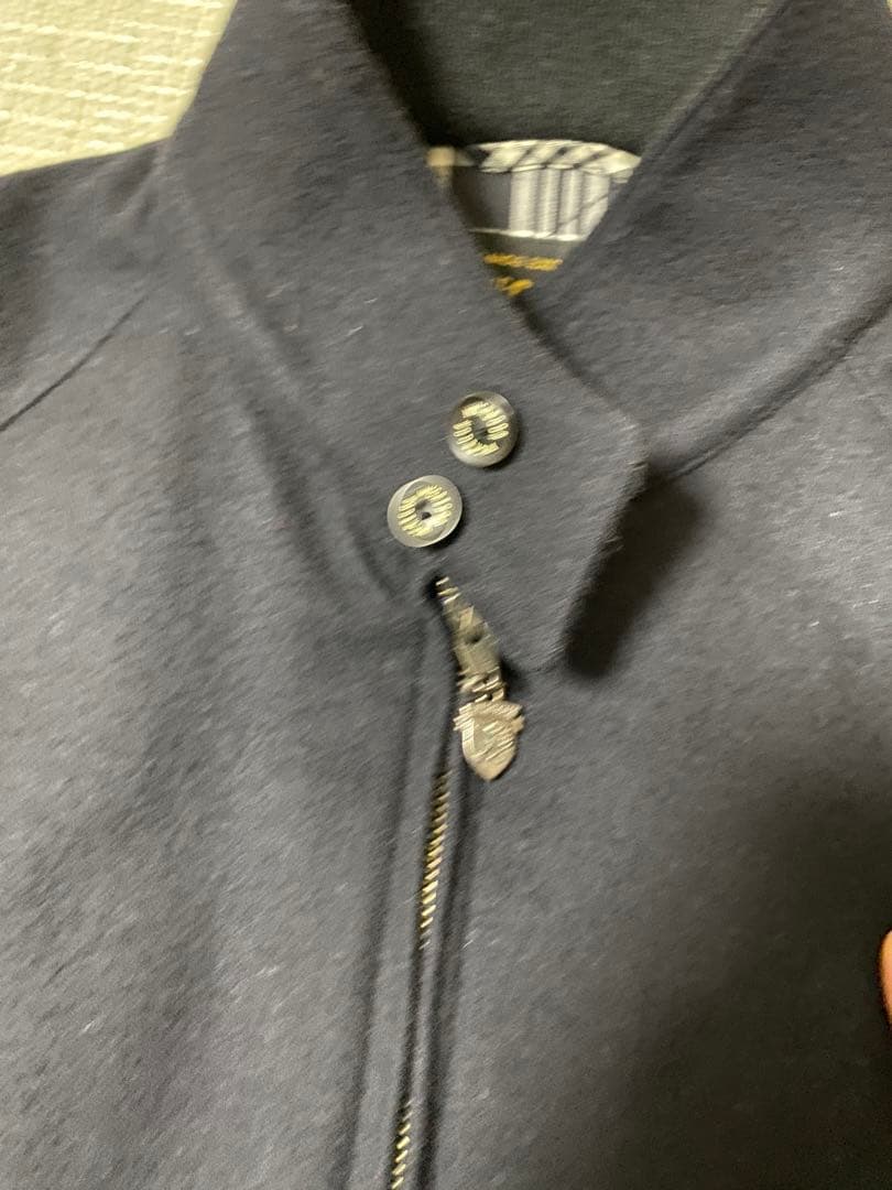 M'GREGOR マクレガー　ダークネイビー ウールハリントンジャケット