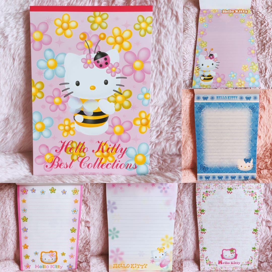 希少激レア　ハローキティ　メモパッド　アソート　2004 サンリオ　24柄96枚