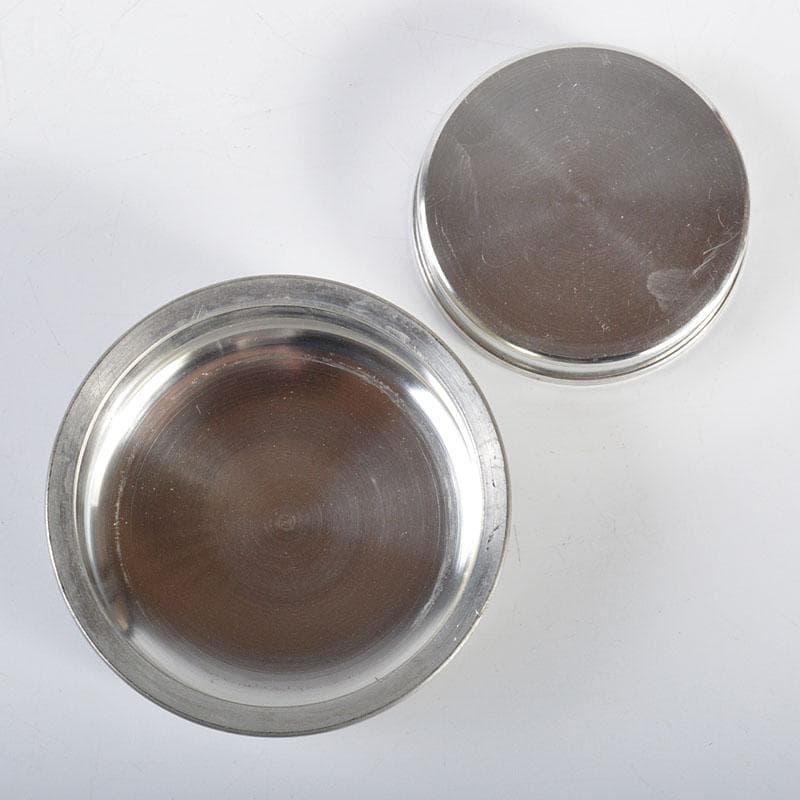 煎茶道具　英祥堂造　古錫　茶壷　茶心壷　約620g　F　R4416