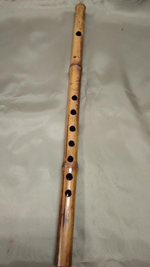 煤竹　真竹笛　古典調5本調子　篠笛　②