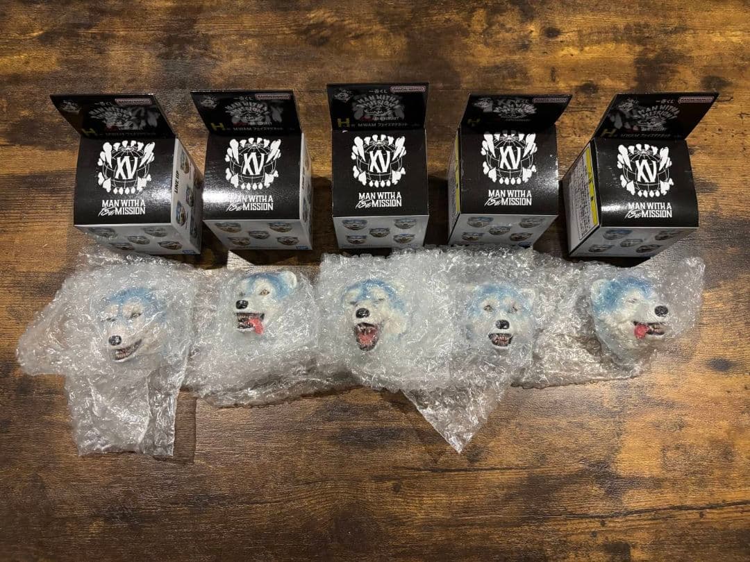 MAN WITH A MISSION 一番くじ　フェイスマグネット コンプセット