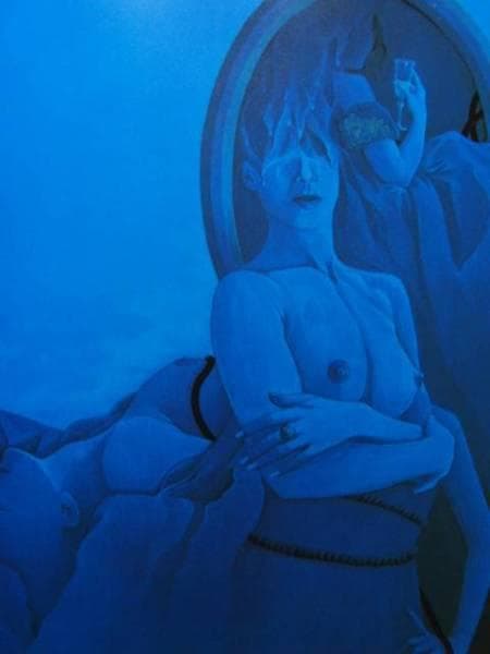 大山弘明、『媚薬・１０』、希少画集画、裸婦、高級新品額・額装付