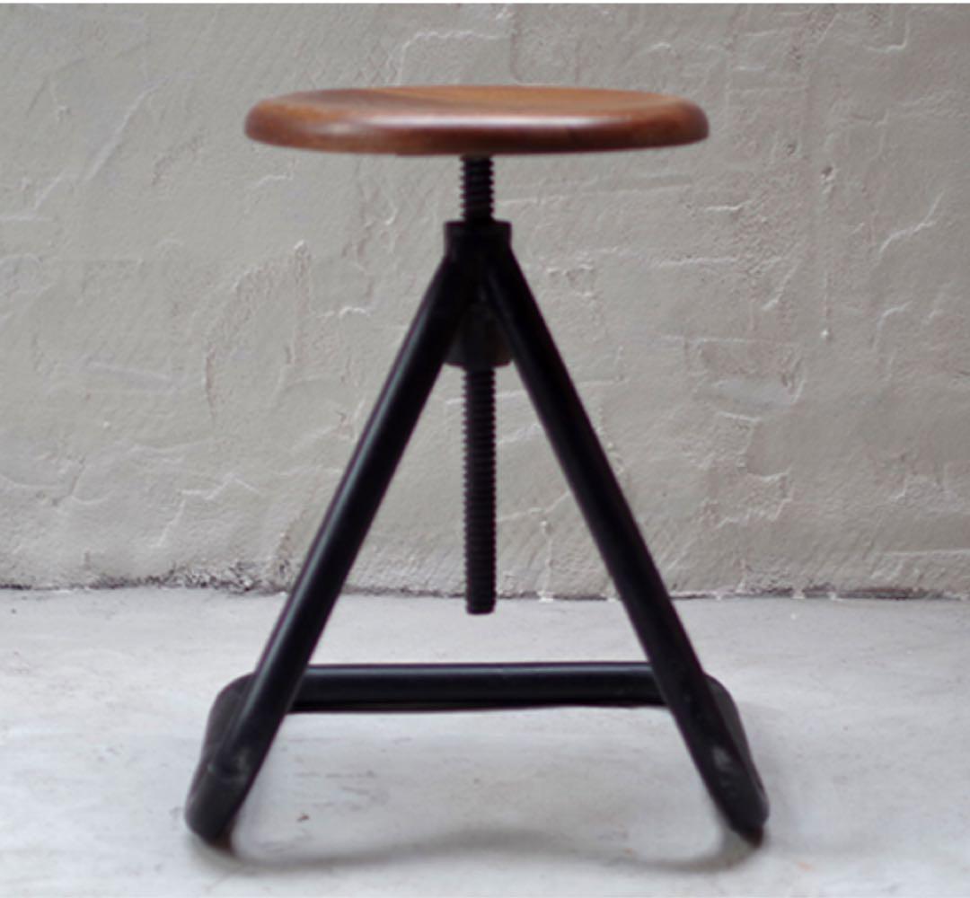 FR IRON STOOL アイアンスツール　回転椅子