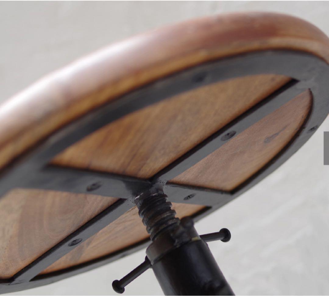 FR IRON STOOL アイアンスツール　回転椅子