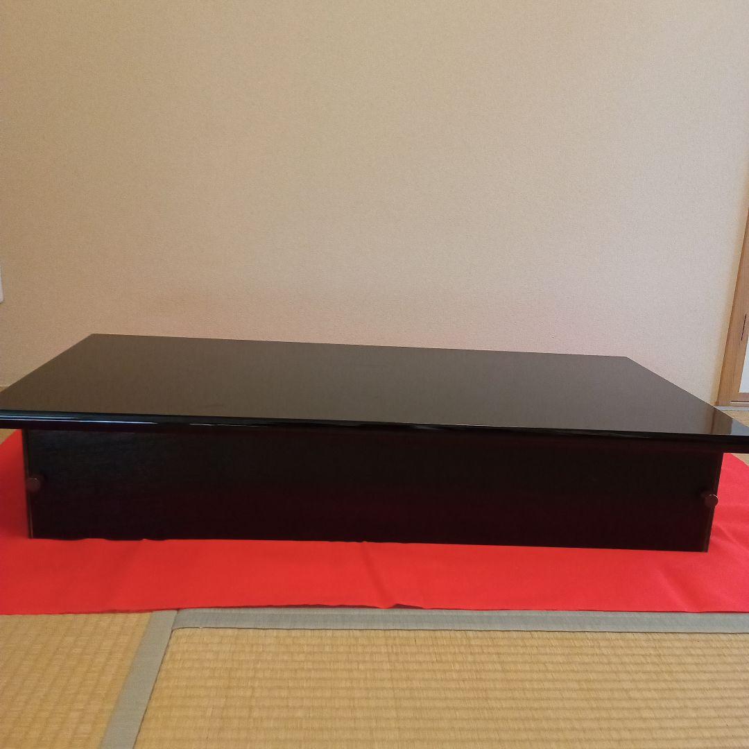 大型　漆塗り木製御飾り台　雛人形　親王飾り台　茶道具