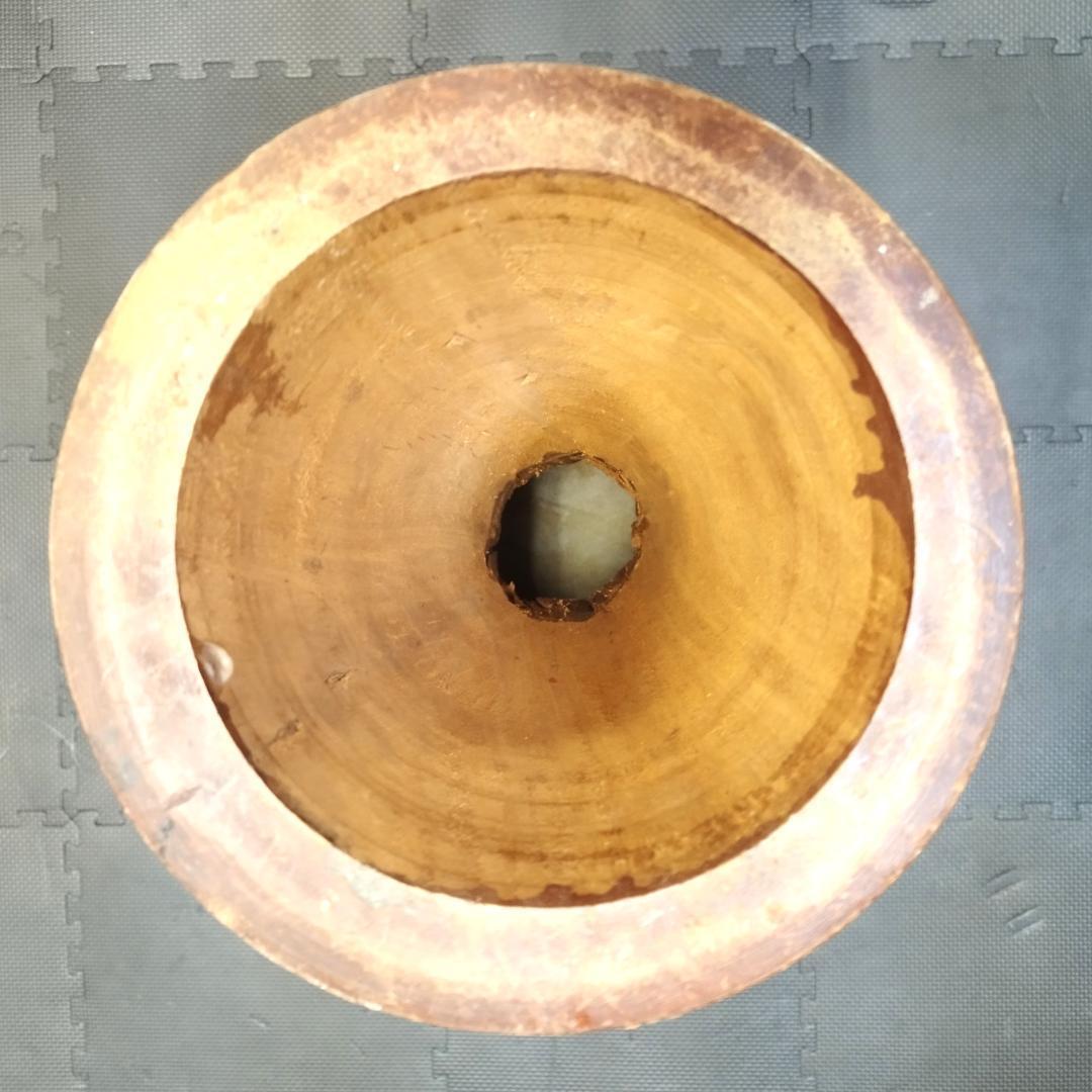 ジャンベ 　12インチ　打面31ｃｍ　木製パーカッション 楽器　木彫り