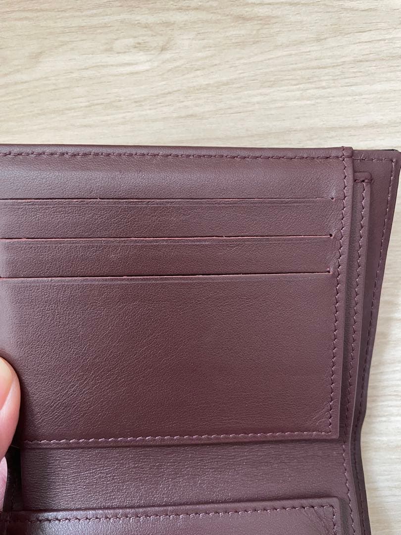 お値下げ中　美品　CHANEL ブラック レザー 二つ折り財布