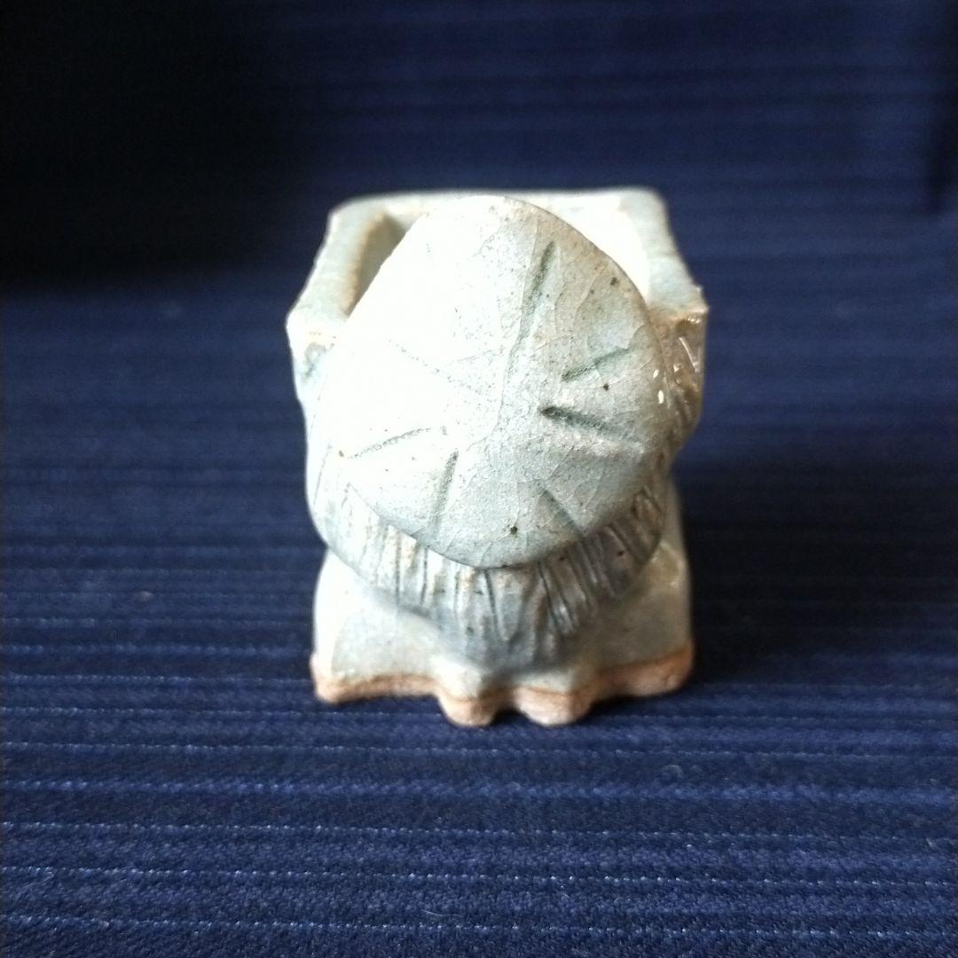 茶道具　一閑人　蓋置　小石原　高取焼　元永彰一　元永陶苑