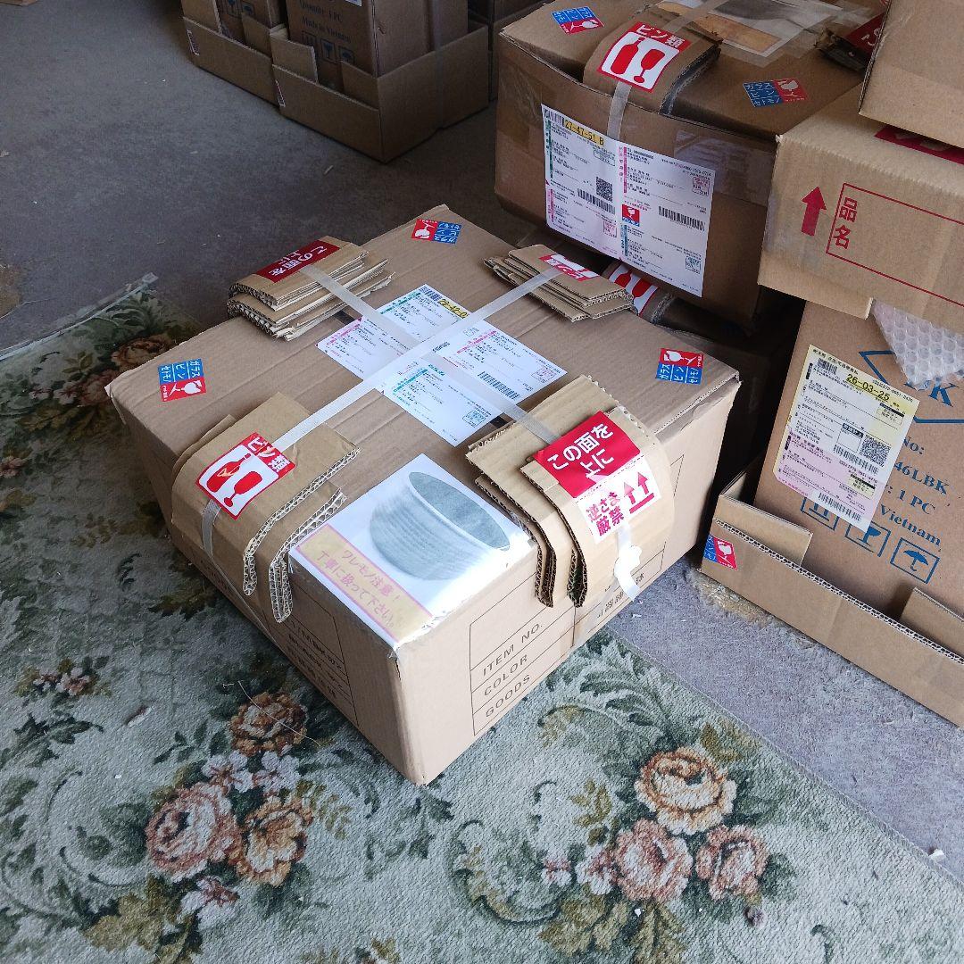 新品　∅50　陶器　睡蓮鉢　特大　難有　メダカ鉢　手造り　青＆緑色　高級　LLB