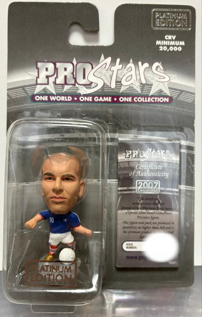 希少【コリンシアン　プロスターズ】プラチナム　ジダン　フランス　ホーム　極美品