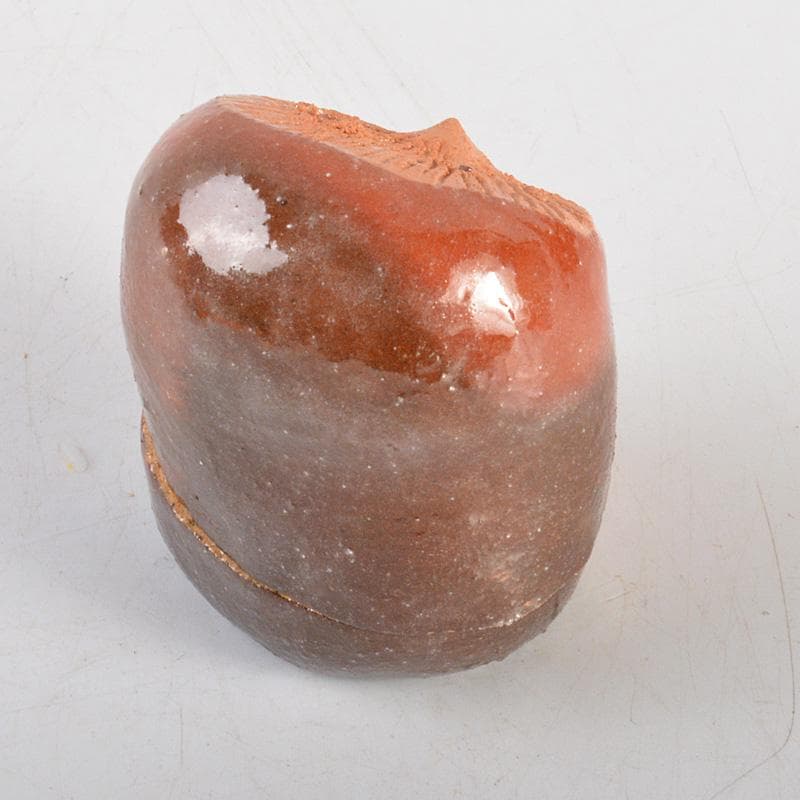 big boy 茶道具　楽焼　金井紫晴造　福郎香合　共箱　V　6336