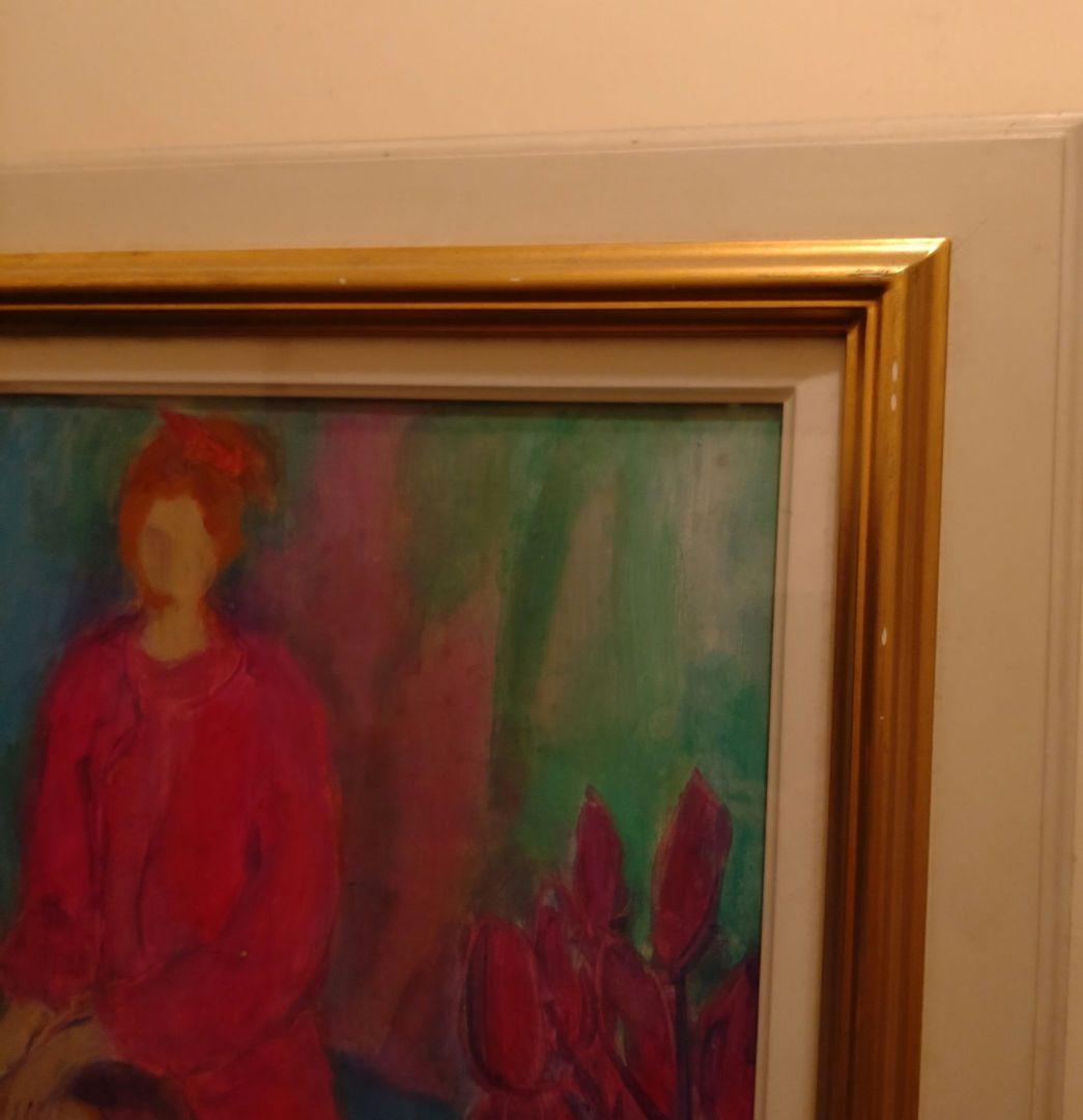 林　裕子【アフタヌーン】油彩　8S