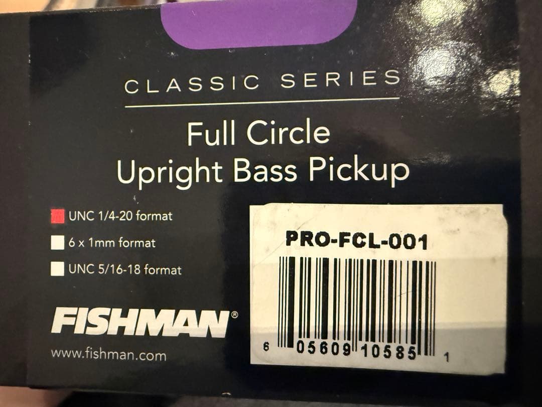 FISHMAN フルサークル　コントラバス用ピックアップ　その2
