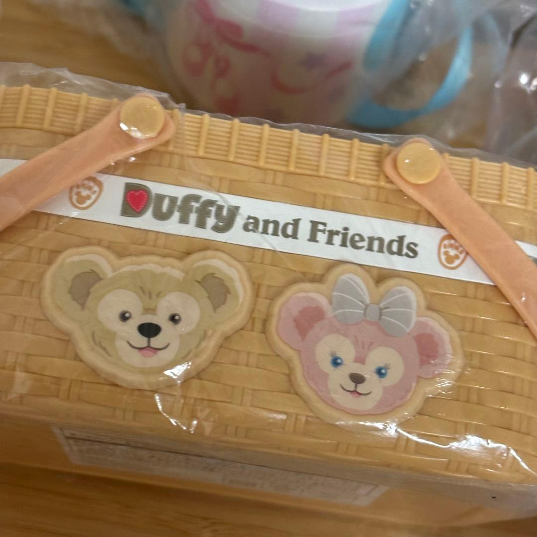 ディズニー　ダッフィー フレンズ　スナックケース 40周年　バスケット