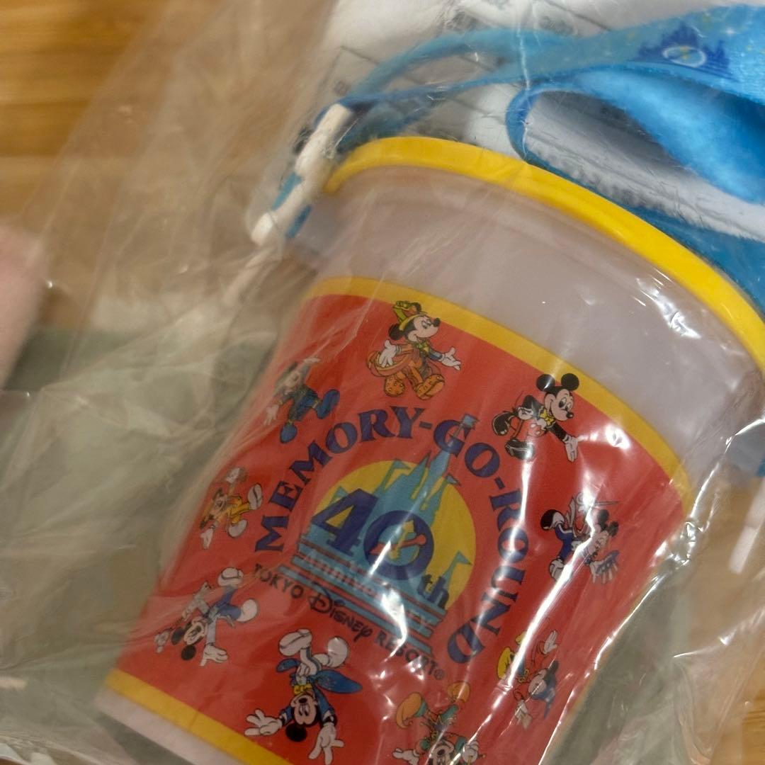 ディズニー　ダッフィー フレンズ　スナックケース 40周年　バスケット