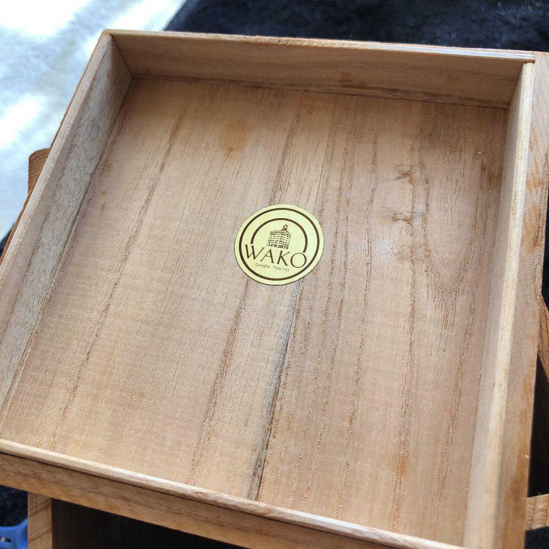 WAKO和光　鋳銅　飾耳花入